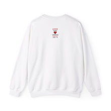 Load image into Gallery viewer, "Loved Today, Tomorrow, Forever - John 3:16" Unisex Heavy Blend™ Crewneck Sweatshirt
