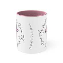 Load image into Gallery viewer, Thy Will Be Done As It Is In Heaven Accent Ceramic Coffee Mug, 11oz Purple Cross, Multiple Color Mugs~