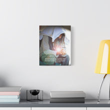 Load image into Gallery viewer, The Whisper of Jesus- Artful Echoes of Compassion and Righteous Paths , Matthew 25:40 Matte Canvas, Stretched, 1.25