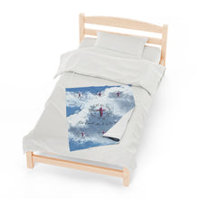 Load image into Gallery viewer, Thy Will Be Done Velveteen Plush Blanket, Light Weight Blanket