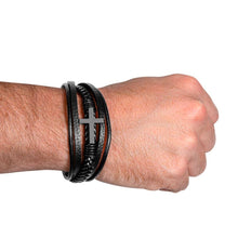 Load image into Gallery viewer, "Embrace of Faith: The Cross Bracelet Reminder"