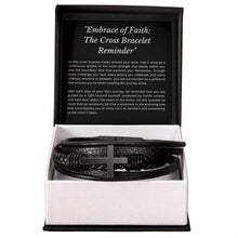 Load image into Gallery viewer, "Embrace of Faith: The Cross Bracelet Reminder"