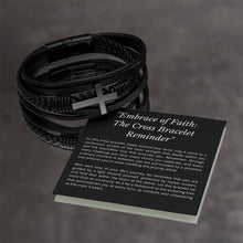 Load image into Gallery viewer, "Embrace of Faith: The Cross Bracelet Reminder"