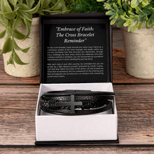 Load image into Gallery viewer, "Embrace of Faith: The Cross Bracelet Reminder"