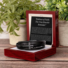 Load image into Gallery viewer, "Embrace of Faith: The Cross Bracelet Reminder"