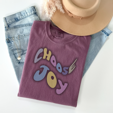 Load image into Gallery viewer, Choose Joy Shirt, Unisex Garment-Dyed T-shirt