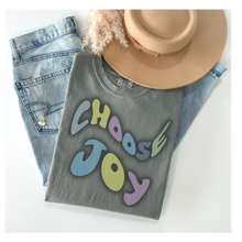 Load image into Gallery viewer, Choose Joy Shirt, Unisex Garment-Dyed T-shirt