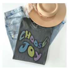 Load image into Gallery viewer, Choose Joy Shirt, Unisex Garment-Dyed T-shirt