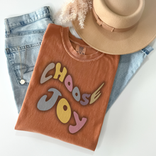 Load image into Gallery viewer, Choose Joy Shirt, Unisex Garment-Dyed T-shirt