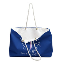 Load image into Gallery viewer, Thy Will Be Done Weekender Tote - Bag, Great for Shopping, Church, art Supplies, Vacation, or a trip to town or the Beach.
