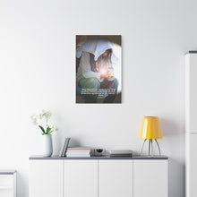 Load image into Gallery viewer, The Whisper of Jesus- Artful Echoes of Compassion and Righteous Paths , Matthew 25:40   Matte Canvas, Stretched, 1.25
