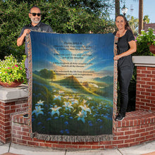 Load image into Gallery viewer, Bless My Soul Heirloom Woven Blanket, Psalms 103:1-6
