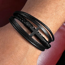 Load image into Gallery viewer, &quot;To My Son&quot; Men&#39;s Cross Bracelet
