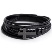 Load image into Gallery viewer, &quot;To My Son&quot; Men&#39;s Cross Bracelet
