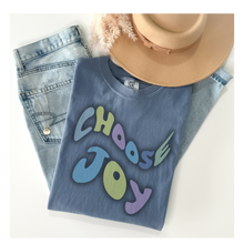 Load image into Gallery viewer, Choose Joy Shirt, Unisex Garment-Dyed T-shirt
