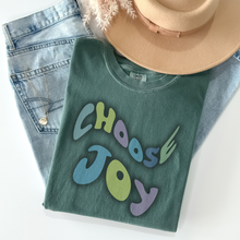 Load image into Gallery viewer, Choose Joy Shirt, Unisex Garment-Dyed T-shirt
