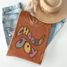 Load image into Gallery viewer, Choose Joy Shirt, Unisex Garment-Dyed T-shirt
